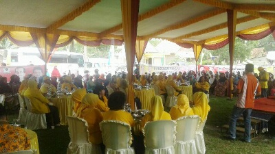 Ribuan kader Golkar Lampung Timur