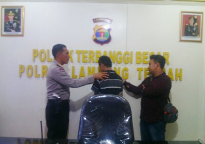 DPO AL diamankan di Polsek Terbanggi Besar Lampung Tengah