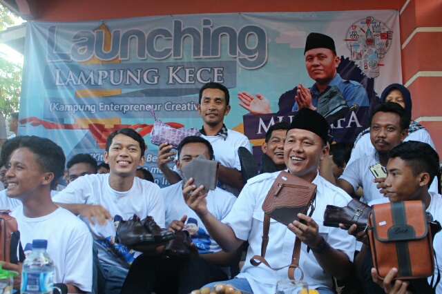 Bupati Lampung Tengah Mustafa di launching Kece"