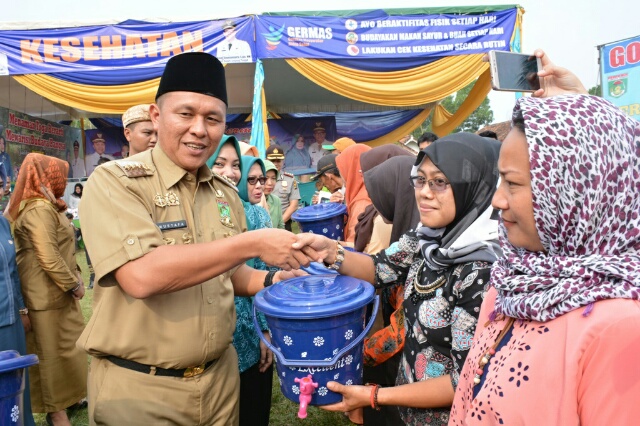 Lampung Tengah, PKK Lamteng, Bupati Ronda, Bulan Bhakti Gotong Royong