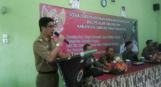 Berita Lampung, Sosialisasi Kesbangpol Lamtim, Sukada