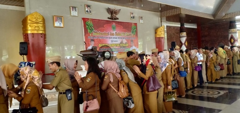 Portal BeritaLampung, Berita Lampung Tengah, ASN Lamteng, Halal Bi Halal