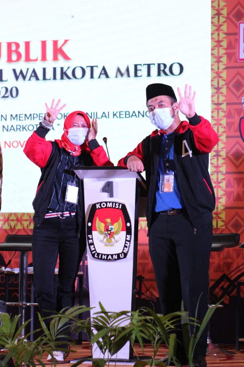Debat Calon Wali Kota Metro