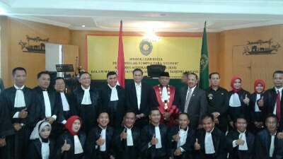 Pengambilan Sumpah 47 Advokat Lampung