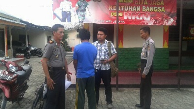 Pelaku pencurian sepeda motor duamankan di Polsek Wayjepara Lampung Timur.