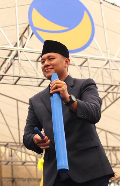 Mustafa. Nasdem, Surya Paloh, Cagub Lampung, Kece