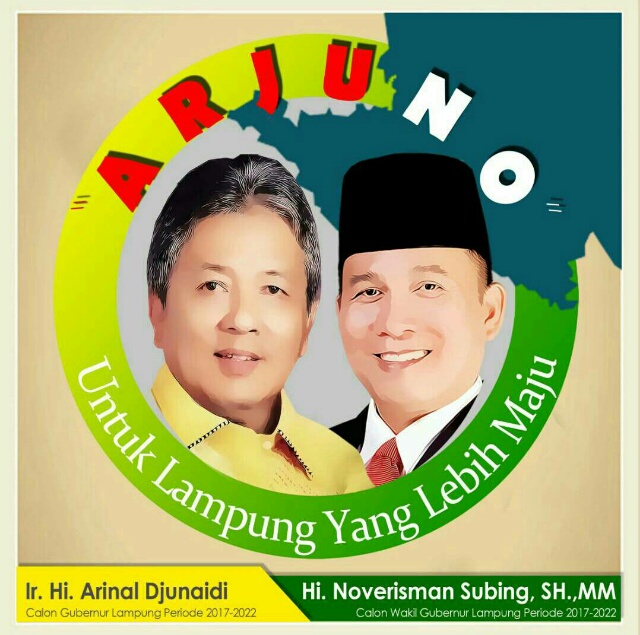 Cagub Lampung,Ketua Golkar, Arinal,Noverisman, PKB