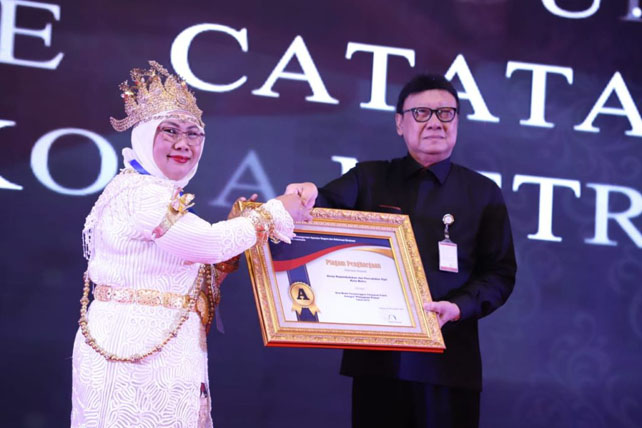 Penghargaan Untuk Kota Metro, Pelayanan Terbaik kota Metro, Info Metro, Disdukcapil Metro, Kota Metro