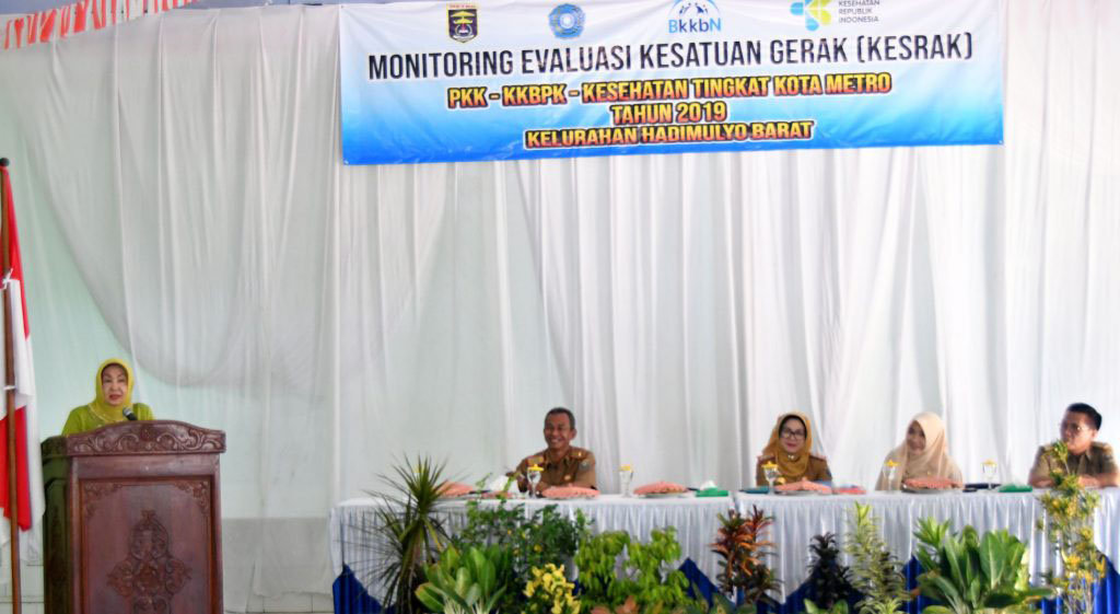 Yosorejo Metro Timur , Media Lampung, keTUA pkk metRO