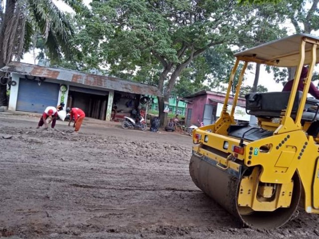 Media Lampung, Kota Gajah, Media online Lamteng, jalan Rusak Provinsi Lampung